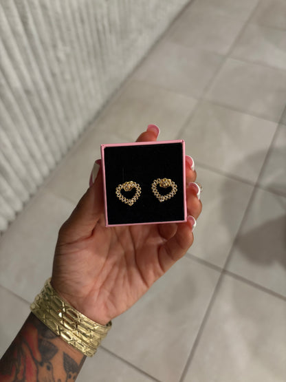 Heart Stud Earrings