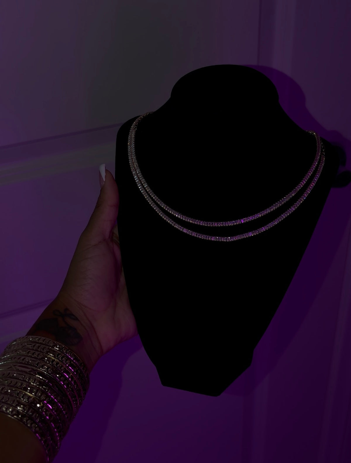 Baddie Baguette Necklace