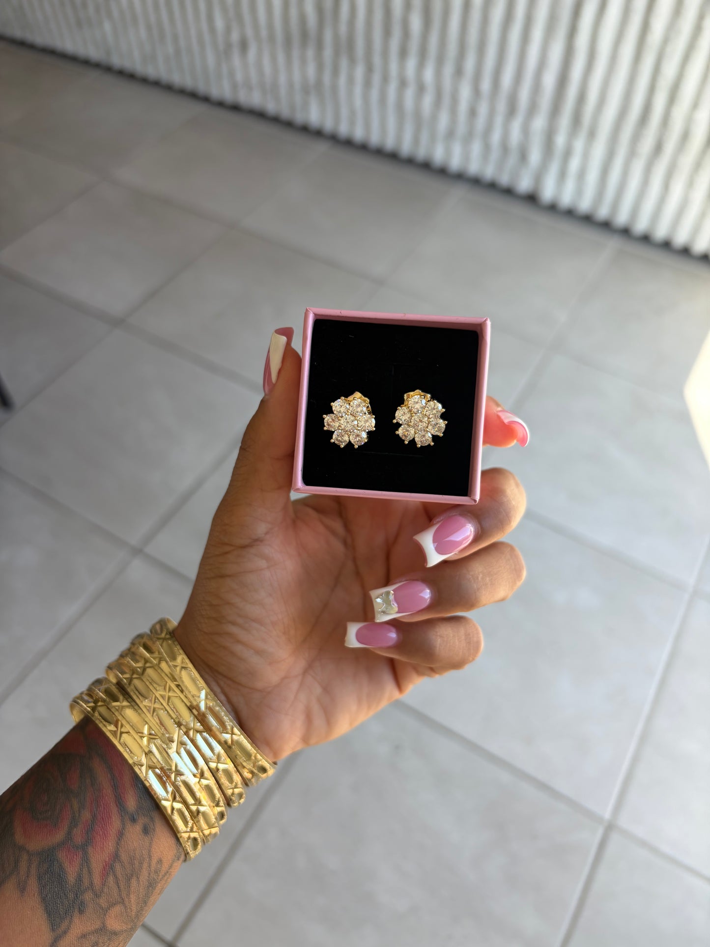 Flower Stud Earrings